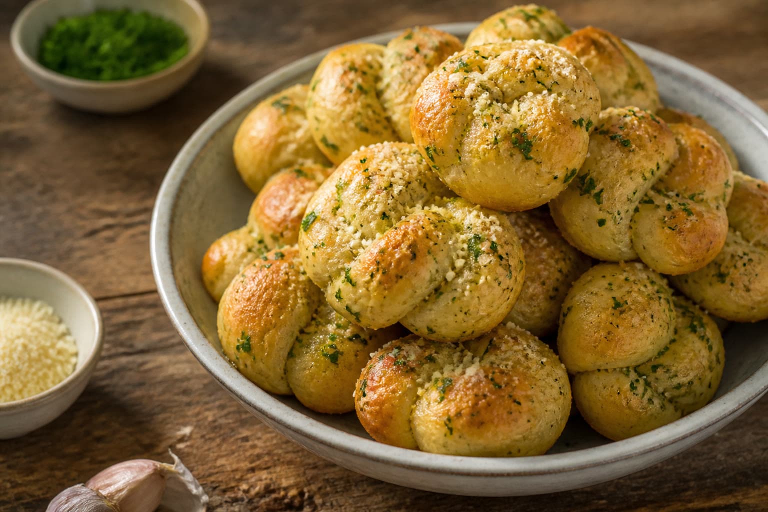 Golden gluten-free sourdough breadsticks with herbs